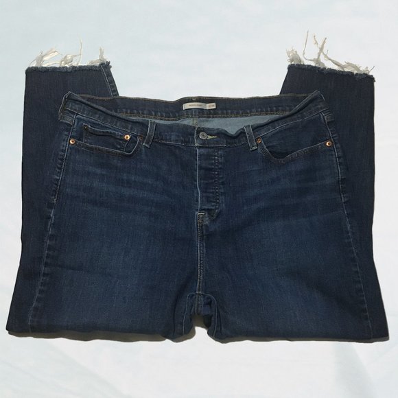 Levi's Denim - Levi's Wedgie Skinny Raw Hem Size 22W